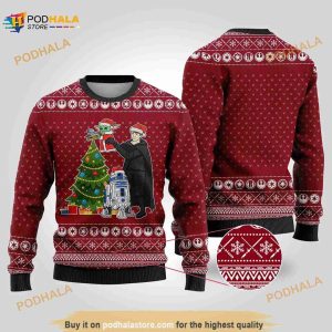 Baby Yoda Luke Star Wars Ugly Christmas 3D Sweater