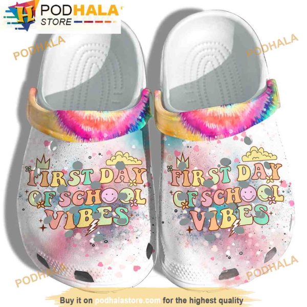Back To School 3D Crocs Clog Shoes, Funny Crocs