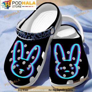 Bad Bunny 3D Crocs, Funny Crocs