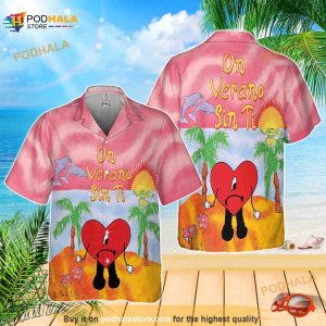 Bad Bunny 3D Hawaii Shirt, Un Verano Sin Ti Bad Bunny Hawaiian Shirt