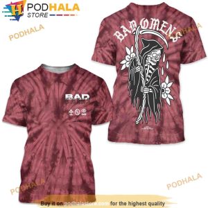 Bad Omens Band Reaper Dye Tee 2023 3D Shirt, A Tour Of The Concrete Jungle Tour 2023