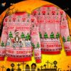 Bad Santa Happy Christmas Ugly Sweater Christmas, Christmas 3D Sweater