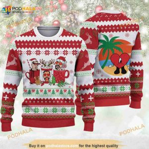 Carolina Panthers Mickey Mouse Ugly Christmas Sweater Unisex Knit