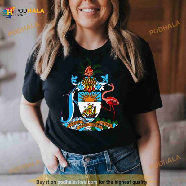 Bahamas Coat Of Arms Onward Upward Shirt