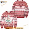 Baking Lovers Gift We Whisk You A Merry Christmas Ugly Christmas 3D Sweater