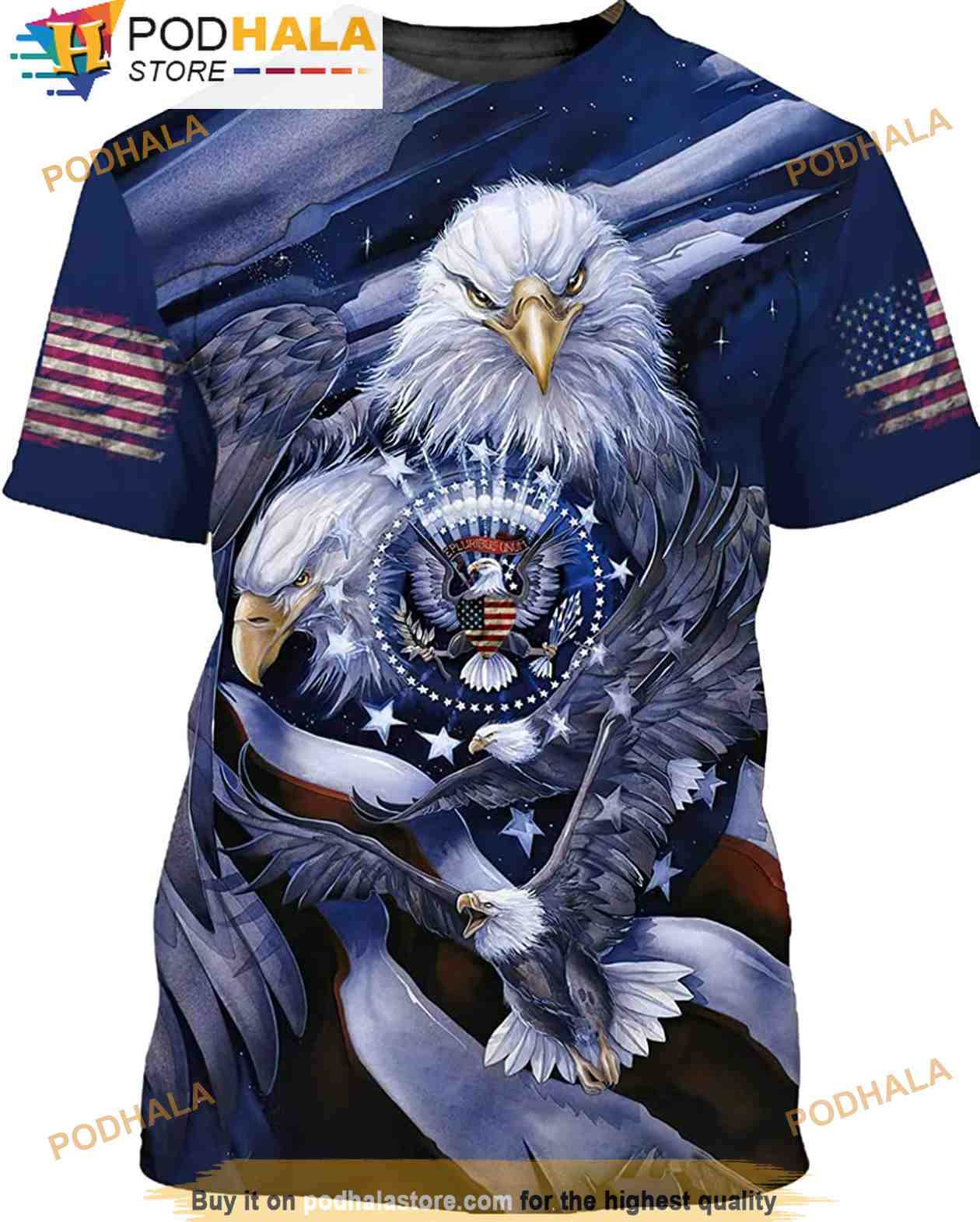 NFL Dallas Cowboys Baseball Jersey American Flag And Eagle