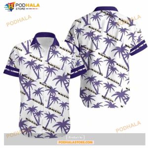 Baltimore Ravens Coconut Tree NFL Gift For Fan Hawaii Shirt, Tropical Shirt For Men