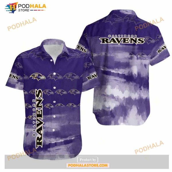 Baltimore Ravens NFL Gift For Fan Hawaiian Graphic Print Short Sleeve Shirt