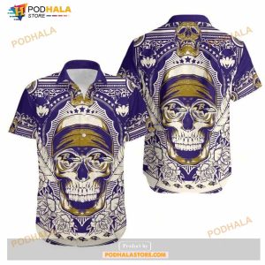 Nfl Baltimore Ravens Coconut Tree Purple Trendy Hawaiian Shirt V2 Aloha  Shirt - Trendy Aloha