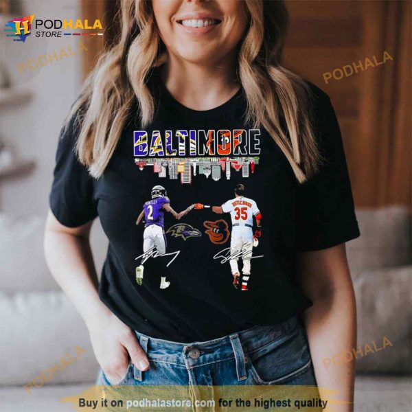 Baltimore Tyler Huntley And Adley Rutschman Signatures Shirt