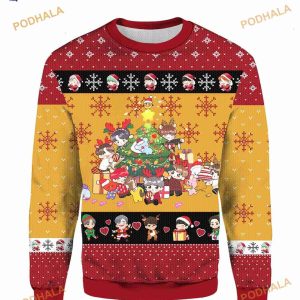 Bangtan Boys Friends Bts 3D Ugly Sweater