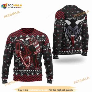 Baphomet Satanic Ugly Christmas Sweater