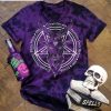 Baphomet Symbol Unisex Tie Dye 3D Shirt