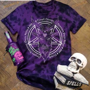Baphomet Symbol Unisex Tie Dye 3D Shirt