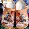 Barrel Racing Girls Happy Birthday Horse 3D Crocs, Funny Crocs