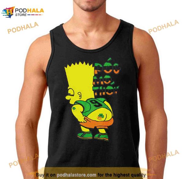 Bart Simpson Pog Mo Thon Shirt