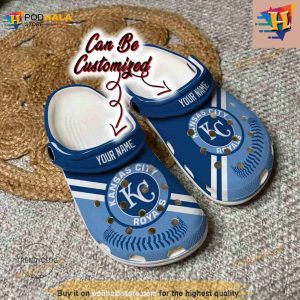 Baseball Classic Clogs Shoes Kc Royals Crocs Clog Shoes