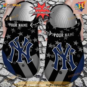 Baseball Classic Clogs Shoes Personalized Ny Yankees Star Flag Crocs Clog Shoes
