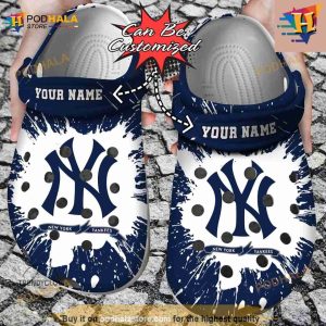 Baseball Classic Clogs Shoes Personalized Ny Yankees Team Crocs Clog Shoes