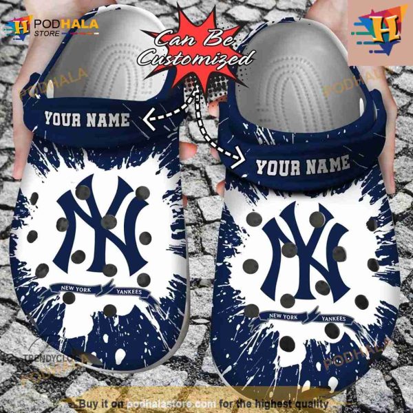 Baseball Classic Clogs Shoes Personalized Ny Yankees Team Crocs Clog Shoes