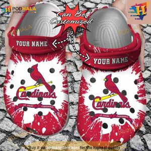 Baseball Classic Clogs Shoes Personalized Stl Cardinals Team Crocs Clog Shoes