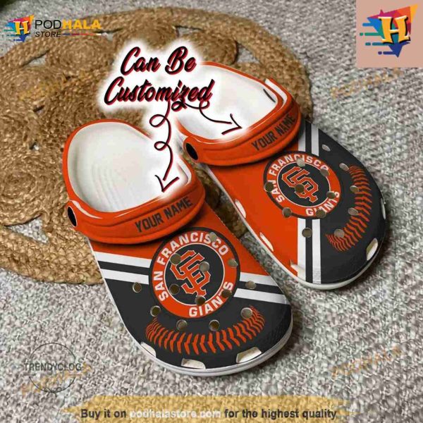 Baseball Classic Clogs Shoes Sf Giants Personalized Baseball Logo Team Crocs Clog Shoes
