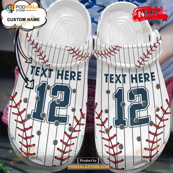 Baseball Classic Whitesole Uniform For Man And Women Crocs Clog Shoes
