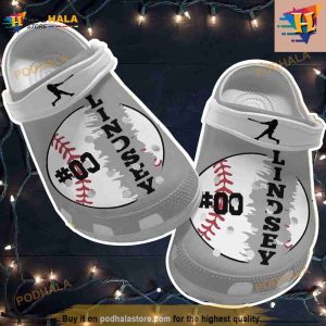 Baseball Clogs Customize Name Player For Batter Crocs Clog Shoes 3