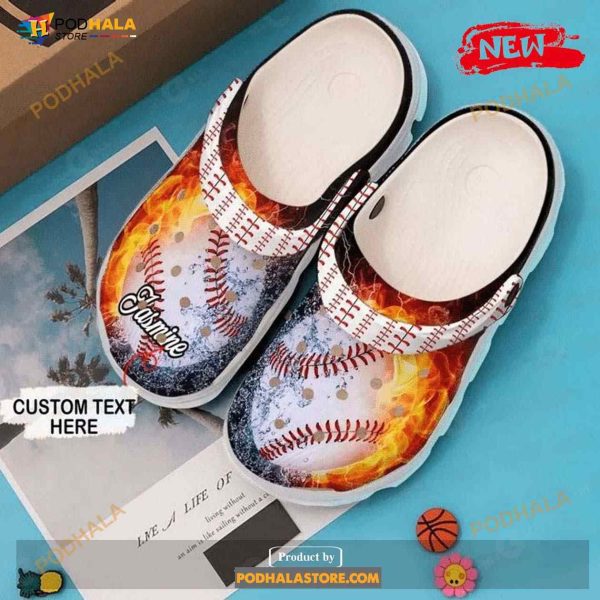 Baseball Fire Hot Luxury Design For Man And Women Crocs Clog Shoes