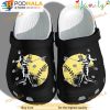 Baseball Girl Lovely 3D Crocs, Funny Crocs