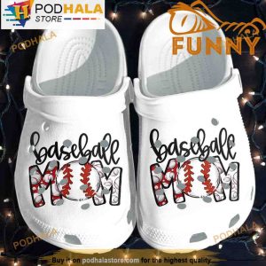 Baseball Mom 3D Crocs, Funny Crocs