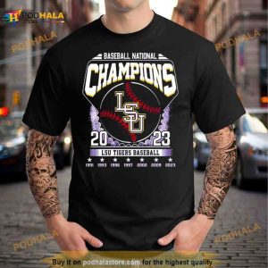 Baseball National Champions 2023 LSU Tigers Baseball Shirt