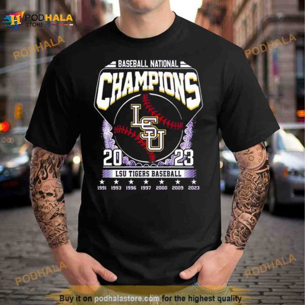Baseball National Champions 2023 LSU Tigers Baseball Shirt