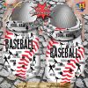 Baseball Pattern Clog Shoes Baseball Classic Crocs Clog Shoes