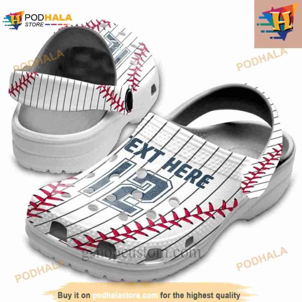 Baseball Uniform Player Crocs Clog Shoes