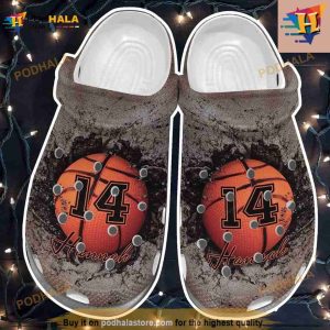 Basketball 3d Clogs Customize Name Number Crocs Clog Shoes 2