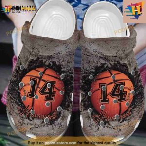 Basketball 3d Clogs Customize Name Number Crocs Clog Shoes 3