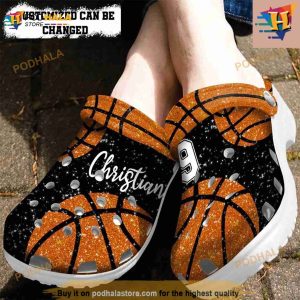 Basketball Classic Clogs Shoes Basketball Glitter Crocs Clog Shoes 2