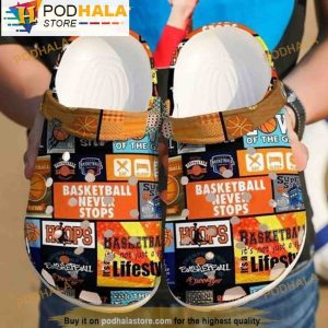 Basketball It’s Not Just A Sport It’s A Lifestyle Funny 3D Crocs, Funny Crocs