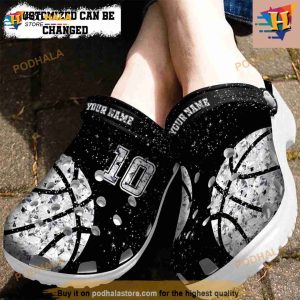 Basketball Personalized Diamond Clog Shoes Basketball Classic Crocs Clogs Shoes 2