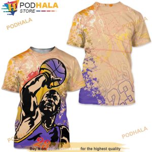 Basketball Superstar Sneaker 3D Shirt Match Vachetta Tan 7s Tee