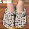 Basset Hound Dog Pattern 3D Crocs, Funny Crocs