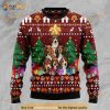 Basset Hound Pine Tree Christmas 3D Funny Ugly Sweater