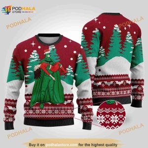 Batman Begins Santa Christmas Funny Ugly Sweater, Xmas 3D Gift