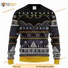 Batman Comic Knitted Christmas Funny Ugly Sweater, Batman Gift For Fans