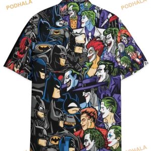 Batman vs Joker 3D Hawaiian Shirt, Batman Joker Shirt For Fans