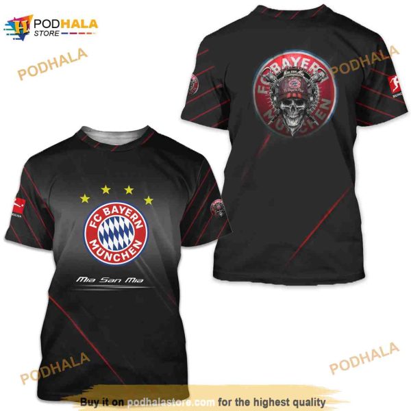 Bayern Munchen Printed 3D Shirt