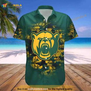 Baylor Bears Camouflage Vintage Hawaiian Shirt, Gift For Him, Best Gift Ideas