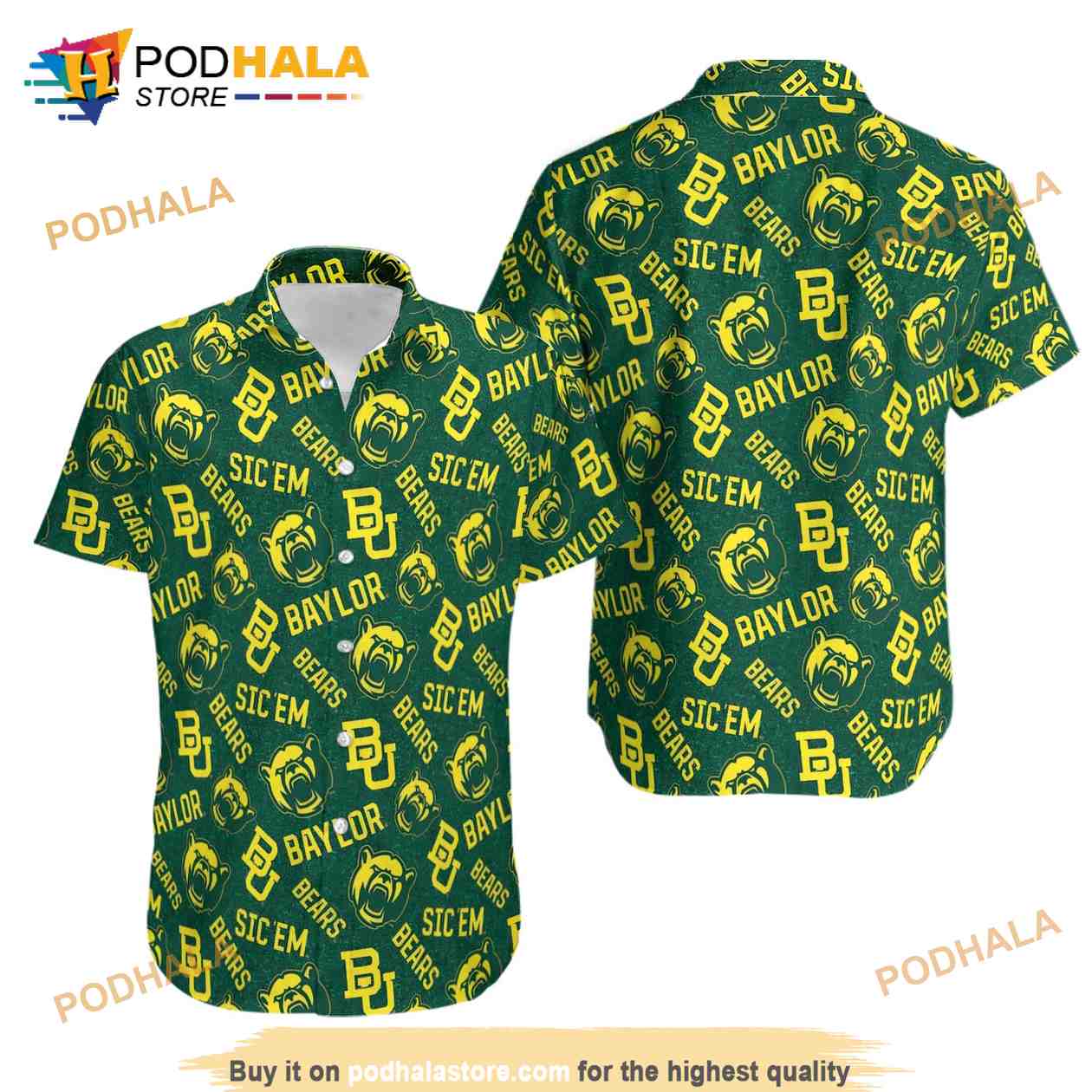 TRENDING] Baylor Bears Summer Hawaiian Shirt And Shorts, For