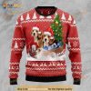 Beagle Dashing 3D Christmas Ugly Sweater